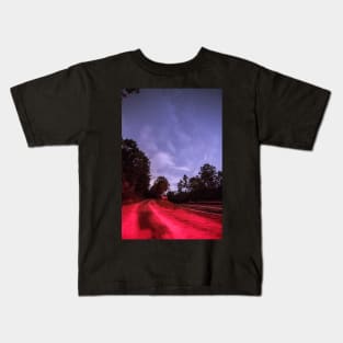 Evans City Cemetery Drive Way Home of Night Of the Living Dead IMG 1297-A Kids T-Shirt